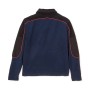 Giacca Antivento Cofra Rider Donna Nero Maglia in Pile Blu Marino (M)