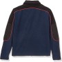 Giacca Cofra Rider Maglia in Pile Blu Marino