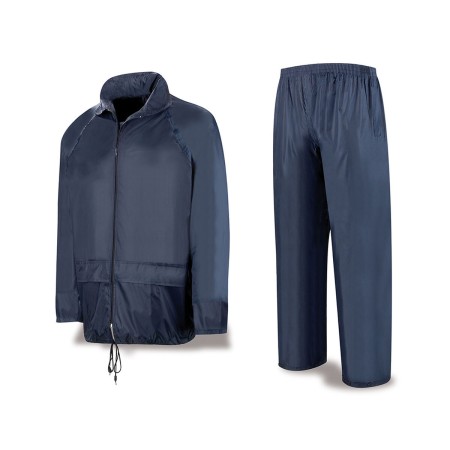 Vestito Meteo Impermeabile Poliestere Blu Marino