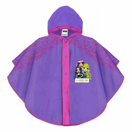 K-Way Impermeabile con Cappuccio Perletti Rainbow 3-6 anni