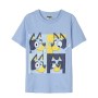 Maglia a Maniche Corte per Bambini Bluey Azzurro Chiaro