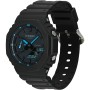 Orologio Uomo Casio G-Shock OAK - NEON BLUE INDEX Nero (Ø 45 mm)