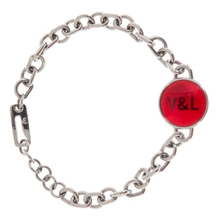 Bracciale Donna Victorio & Lucchino VJ0074BR Rosso Acciaio Argentato