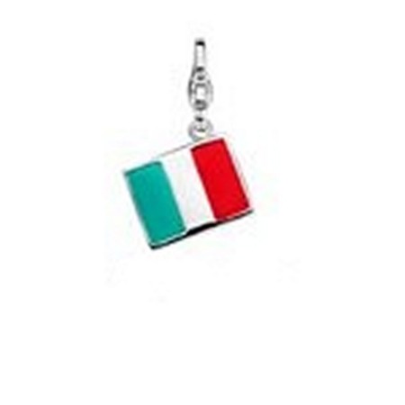 Charm da Donna Ti Sento 8304IT Rosso Verde Argentato (1 cm)