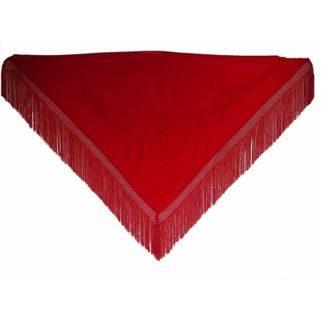 Scialle PGRR39R Rosso 140 cm