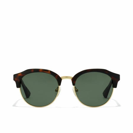 Occhialida sole Unisex Hawkers Classic Rounted Dorato Verde Avana Polarizzate (Ø 51 mm)