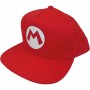 Berretto Unisex Super Mario Badge 58 cm Rosso Taglia unica