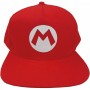 Berretto Unisex Super Mario Badge 58 cm Rosso Taglia unica