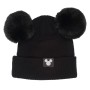 Cappello Mickey Mouse Double Pom Nero