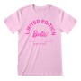 Maglia a Maniche Corte Barbie Limited Edition Rosa chiaro Unisex