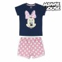 Pigiama Estivo Minnie Mouse 73728 Blu Marino