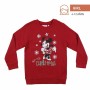 Felpa senza Cappuccio Bambino Mickey Mouse Rosso