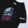 Maglia a Maniche Corte per Bambini The Mandalorian Nero