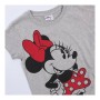 Maglia a Maniche Corte per Bambini Minnie Mouse Grigio