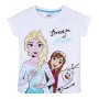 Maglia a Maniche Corte per Bambini Frozen Bianco