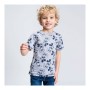 Maglia a Maniche Corte per Bambini Mickey Mouse Grigio