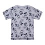 Maglia a Maniche Corte per Bambini Mickey Mouse Grigio