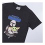 Maglia a Maniche Corte per Bambini The Mandalorian Nero