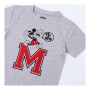 Maglia a Maniche Corte Mickey Mouse Grigio