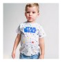 Maglia a Maniche Corte per Bambini Star Wars 2 Unità Grigio