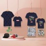 Maglia a Maniche Corte per Bambini Marvel Blu scuro