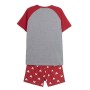 Pigiama Estivo Mickey Mouse Uomo Rosso Grigio (Adulti)