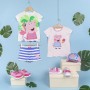 Maglia a Maniche Corte per Bambini Peppa Pig Rosa