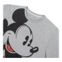 Maglia a Maniche Corte Uomo Mickey Mouse Grigio Grigio scuro Adulti