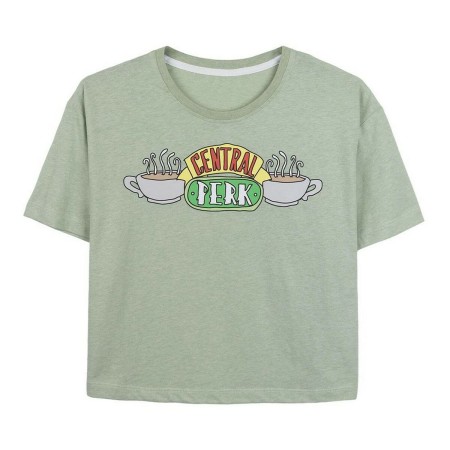 Maglia a Maniche Corte Donna Friends Verde Chiaro