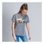 Maglia a Maniche Corte Donna Snoopy Grigio Grigio scuro