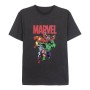 Maglia a Maniche Corte Uomo Marvel Grigio Grigio scuro Adulti