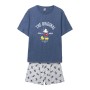 Pigiama Mickey Mouse Uomo Blu scuro (Adulti)