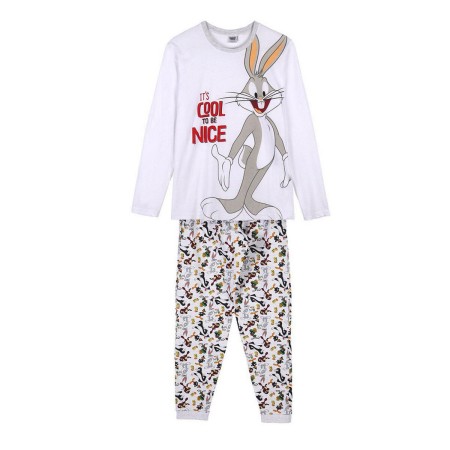 Pigiama Looney Tunes Donna Grigio