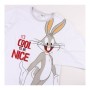 Pigiama Looney Tunes Donna Grigio