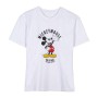 Maglia a Maniche Corte Donna Mickey Mouse Bianco