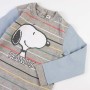 Tutina a Maniche Lunghe per Bambini Snoopy Grigio