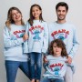 Felpa senza Cappuccio Unisex Stitch Azzurro Chiaro