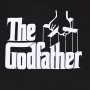 Maglia a Maniche Corte The Godfather Logo Nero Unisex