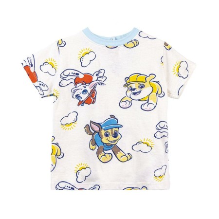 Maglia a Maniche Corte The Paw Patrol Beige