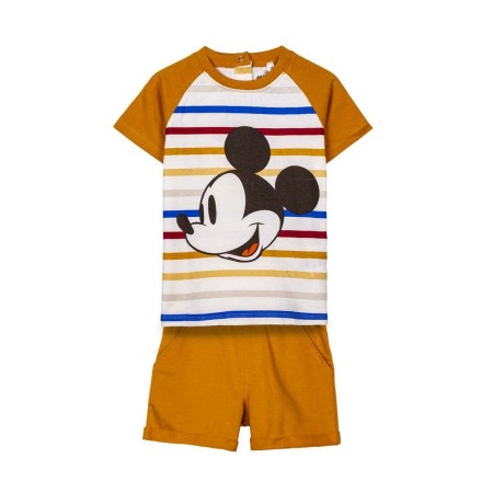 Set di Indumenti Mickey Mouse Per bambini Senape