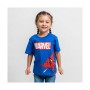 Maglia a Maniche Corte per Bambini Spider-Man Per bambini Azzurro