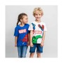 Maglia a Maniche Corte per Bambini Spider-Man Per bambini Azzurro