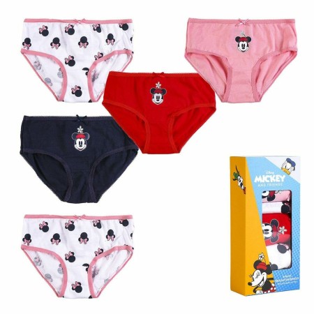 Confezione di Slip da Bambina Minnie Mouse 5 Unità Multicolore