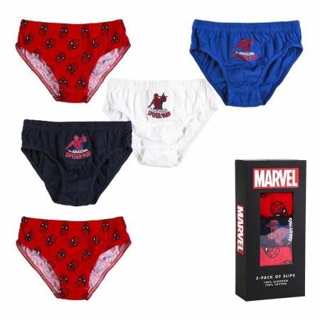 Pacco di Slip da Uomo Spider-Man 5 Unità Multicolore