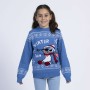 Maglia Unisex Stitch Per bambini Natale Azzurro