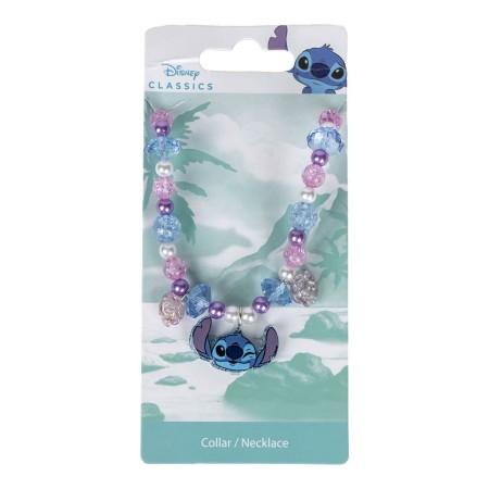 Collana Bambina Stitch Azzurro Viola