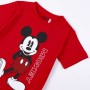 Maglia a Maniche Corte per Bambini Mickey Mouse Rosso