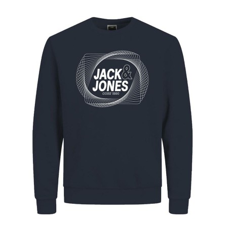 Felpa senza Cappuccio Bambino JCOLUCA Jack & Jones 12226492 Blu Marino