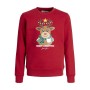 Felpa senza Cappuccio Bambino JORTOON Jack & Jones 12222091 Rosso