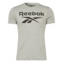 Maglia a Maniche Corte Uomo Reebok BIG LOGO TEE HD4219 Grigio